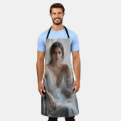 Seide und Licht: Fensterportrait Schürze (Getragen)