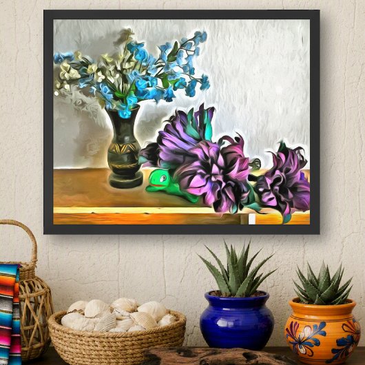 Seide und Maiskolben Blume 2190 Kunstdrucken Poster