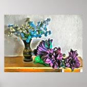 Seide und Maiskolben Blume 2190 Kunstdrucken Poster (Vorne)