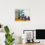 Seide und Maiskolben Blume 2190 Kunstdrucken Poster (Heimbüro)