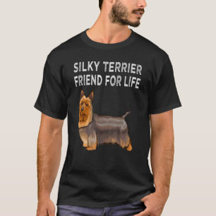 Seiden-Terrier-Freund Fürs Leben Hunde-Freundschaf T-Shirt