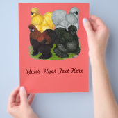 Seiden: Verschiedene Rooster Flyer (Hand)