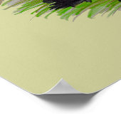 Seiden: Verschiedene Rooster Poster (Ecke)