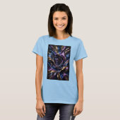 Seiden-Warp-Illusion T-Shirt (Vorne ganz)