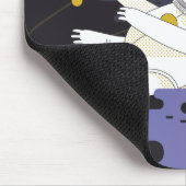 Seidenastronaut Mousepad (Ecke)