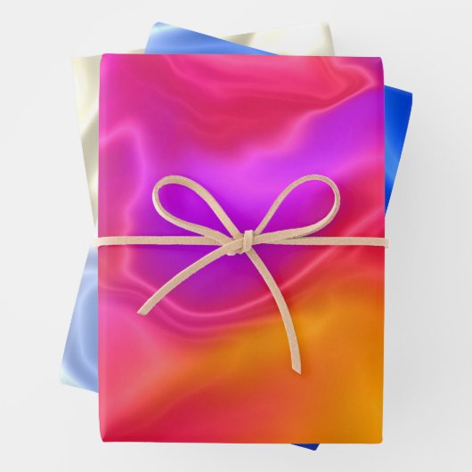 Seidenaussehen Geschenkpapier Set (Beispiel)