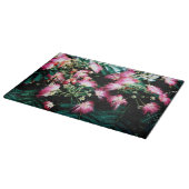 Seidenbaum-Schneidplatte Schneidebrett (Ecke)