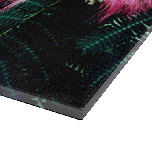 Seidenbaum-Schneidplatte Schneidebrett (Ecke)