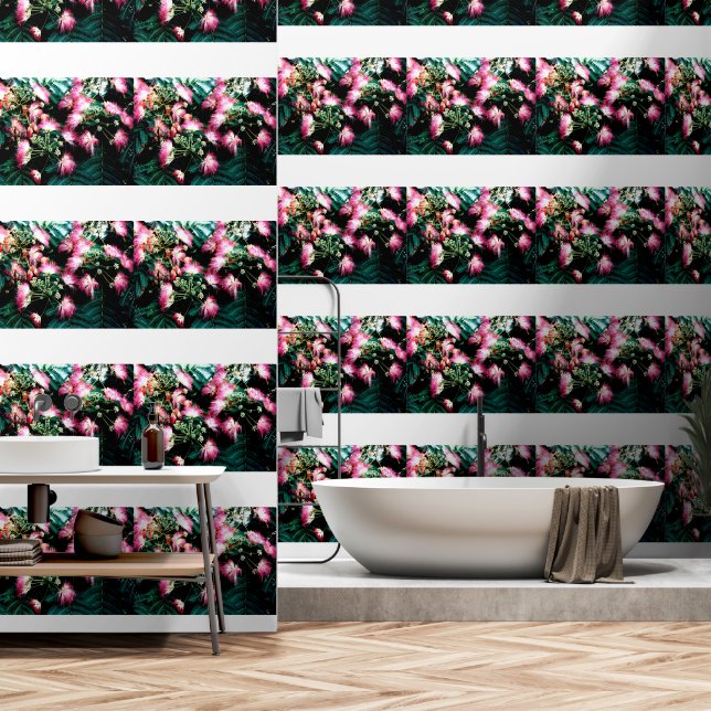 Seidenbaum Tapete (Badezimmer)