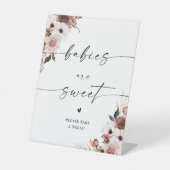 Seidenblütendusche Babys sind süße Schilder (Vorderseite)