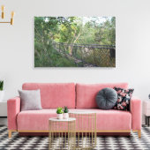 Seidenbrücke in den Bäumen Leinwanddruck (Insitu (Wohnzimmer))