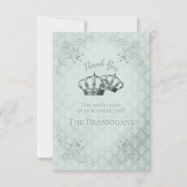 SeidenDamaske - Einladung Hochzeit Dankeschön-Kart