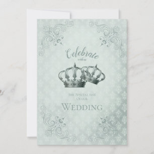 SeidenDamast - Einladungskarte für Hochzeiten