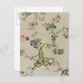 Seidendesign von Anna Maria Garthwaite, 1740 Postkarte (Vorne/Hinten)