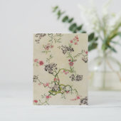 Seidendesign von Anna Maria Garthwaite, 1740 Postkarte (Stehend Vorderseite)