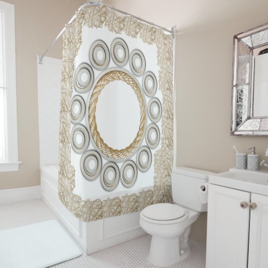 Seidenduschvorhang Duschvorhang (Beispiel)