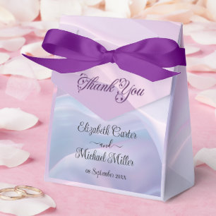 Seidene Flüstern: Träumerische Pastellwellen Rosa Geschenkschachtel