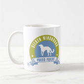 Seidenes Windhound Kaffeetasse (Links)