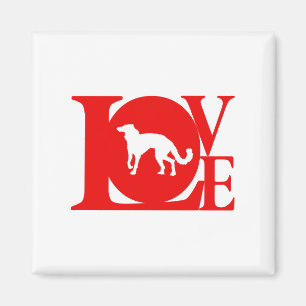 Seidenes Windhound Magnet