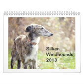 Seidenes Windhounds 2013 Kalender (Titelbild)
