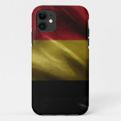 Seidenflagge in Belgien Case-Mate iPhone Hülle (Rückseite)