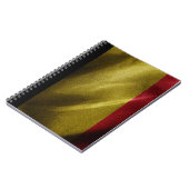 Seidenflagge in Belgien Notizblock (Linke Seite)