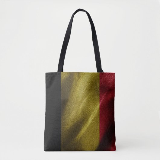 Seidenflagge in Belgien Tasche (Vorderseite)