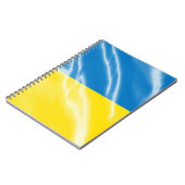 Seidenflagge in der Ukraine Notizblock (Linke Seite)