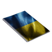 Seidenflagge in der Ukraine Notizblock (Rechte Seite)