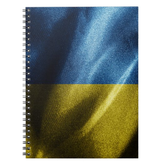 Seidenflagge in der Ukraine Notizblock (Vorderseite)