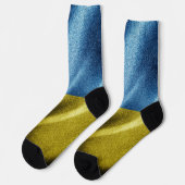 Seidenflagge in der Ukraine Socken (Linkes Detail)