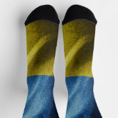 Seidenflagge in der Ukraine Socken (Oben)
