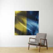 Seidenflagge in der Ukraine Wandteppich (Beispiel (Horizontal))