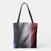 Seidenflagge in Frankreich Tasche (Rückseite)