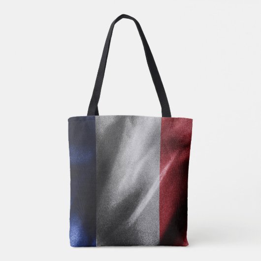 Seidenflagge in Frankreich Tasche (Rückseite)