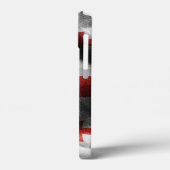 Seidenflagge in Georgien Case-Mate iPhone Hülle (Rückseite / Links)