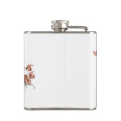 Seidenflor-Brautparty Flachmann (Rückseite)