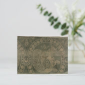 Seidenfragment mit dem "Senmurv" Postkarte (Stehend Vorderseite)