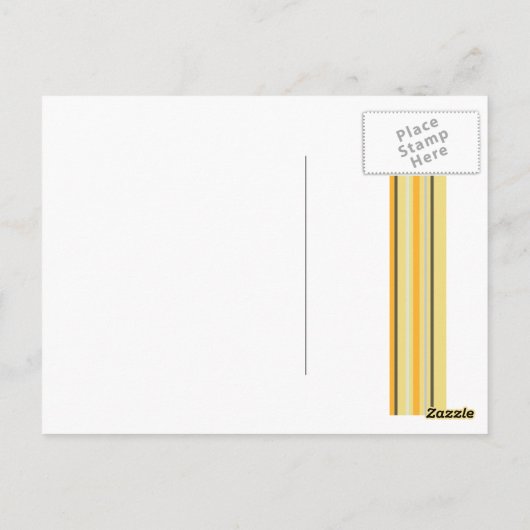 Seidenglatte Haare Postkarte (Rückseite)