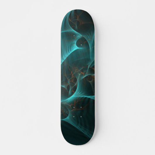 Seidengrün Skateboard (Vorne)