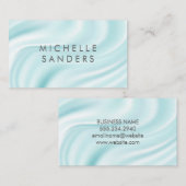 Seidengrüner Drapery Visitenkarte (Vorne/Hinten)