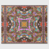 Seidenhalsschal oder Kerzenquadrat Geschenkpapier (Flach)