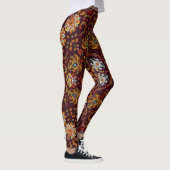 Seidenhalsschal, östliches Muster Leggings (Rechts)