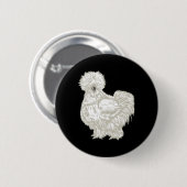 Seidenhuhn  button (Vorne & Hinten)