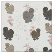 Seidenhühner Stoff (Nahaufnahme)