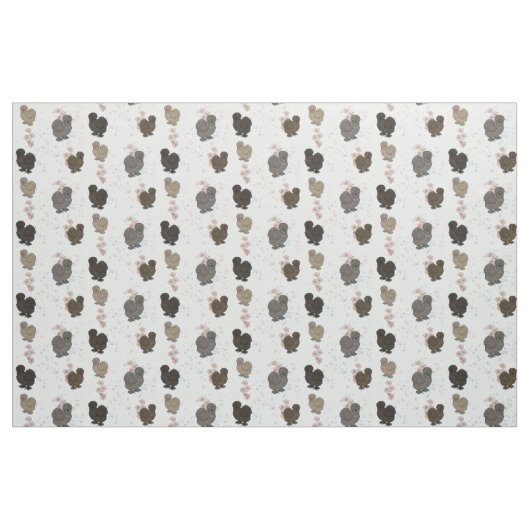 Seidenhühner Stoff (Fat Quarter (45,7 x 55,9 cm))