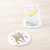 Seidenjubiläum Getränkeuntersetzer (Seite)