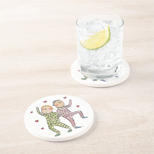 Seidenjubiläum Getränkeuntersetzer (Seite)