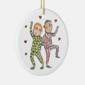 Seidenjubiläum Keramik Ornament (Rechts)