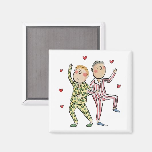 Seidenjubiläum Magnet (Vorderseite/Rückseite)